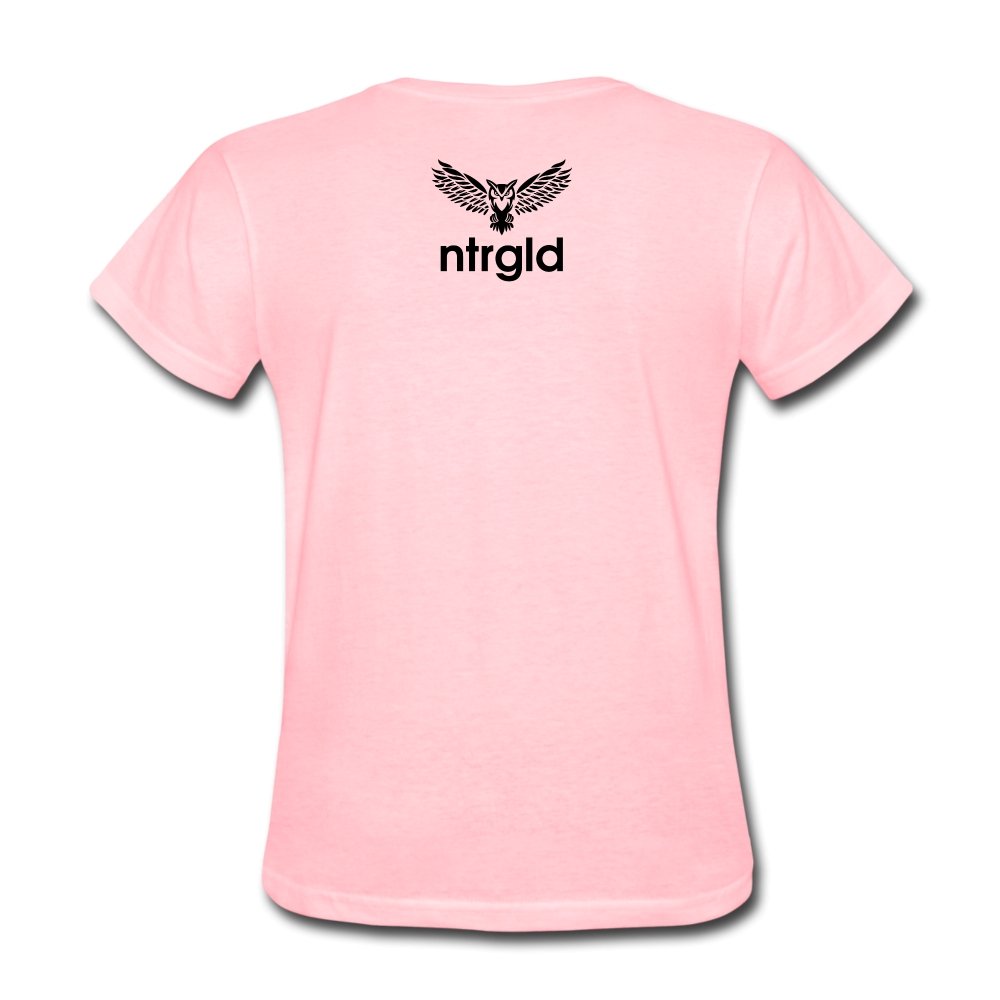Women's T-Shirt Ashy Definition (black) - Women's T-Shirt - Neter Gold - pink / S - NTRGLD