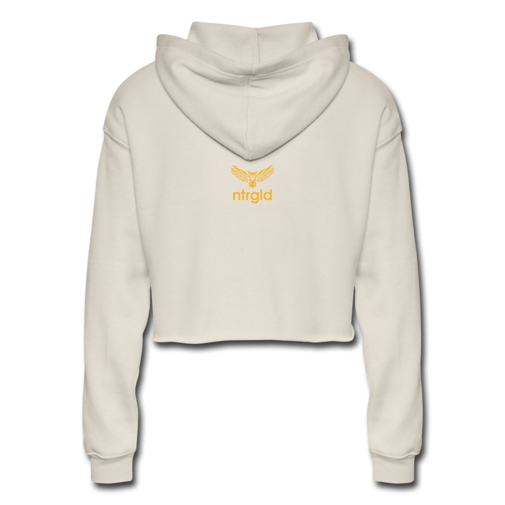 Women's Cropped Hoodie Lord Of The Drip - Women's Cropped Hoodie - Neter Gold - dust / S - NTRGLD