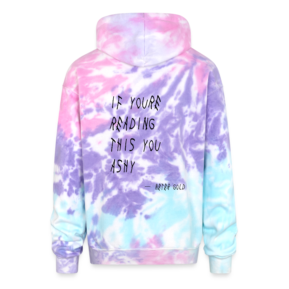 Anti-Ashy University x IYRTYA Tie Dye Hoodie - cotton candy