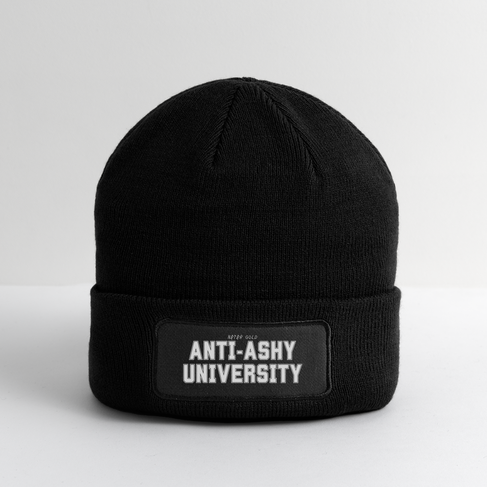 Anti-Ashy University - Patch Beanie - black