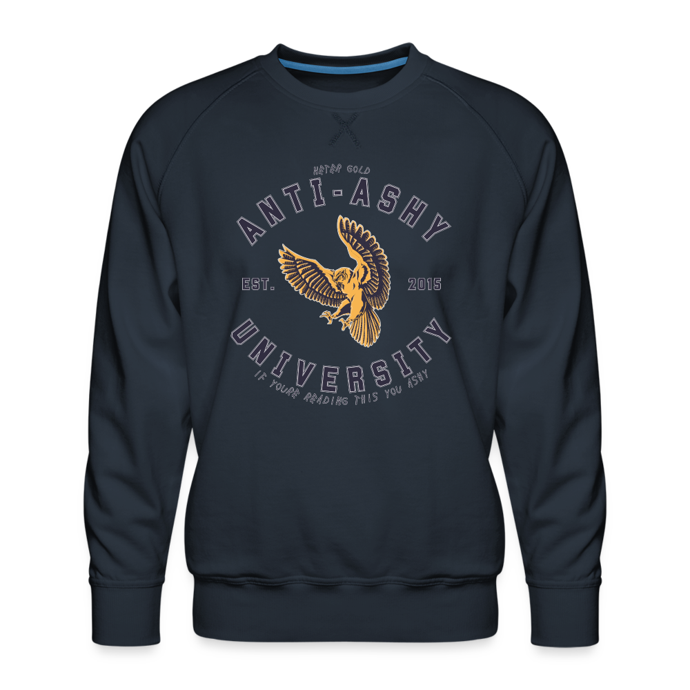 ANTI-ASHY UNIVERSITY - Men’s Crewneck - navy