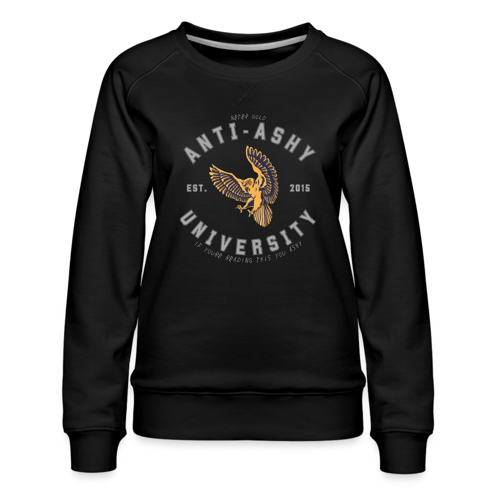 ANTI-ASHY UNIVERSITY - Women’s Crewneck - black