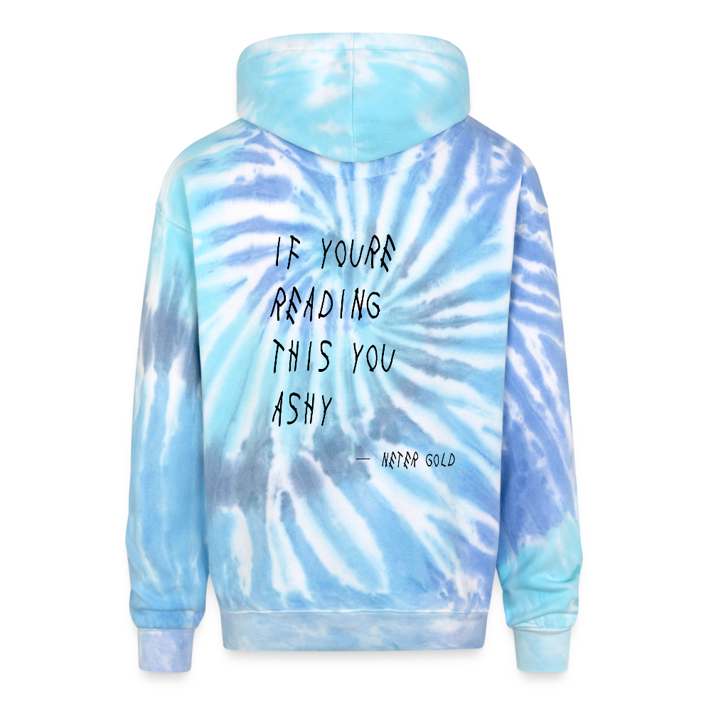 Anti-Ashy University x IYRTYA Tie Dye Hoodie - blue lagoon
