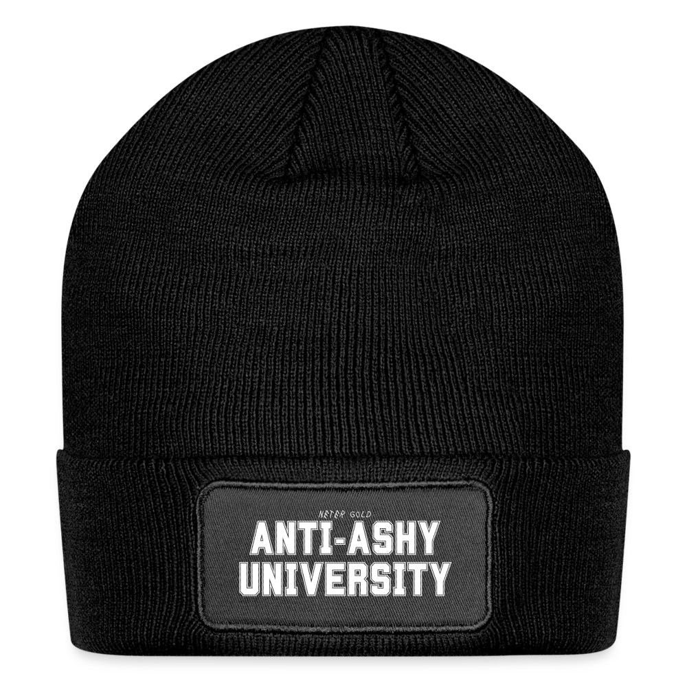 Anti-Ashy University - Patch Beanie - black