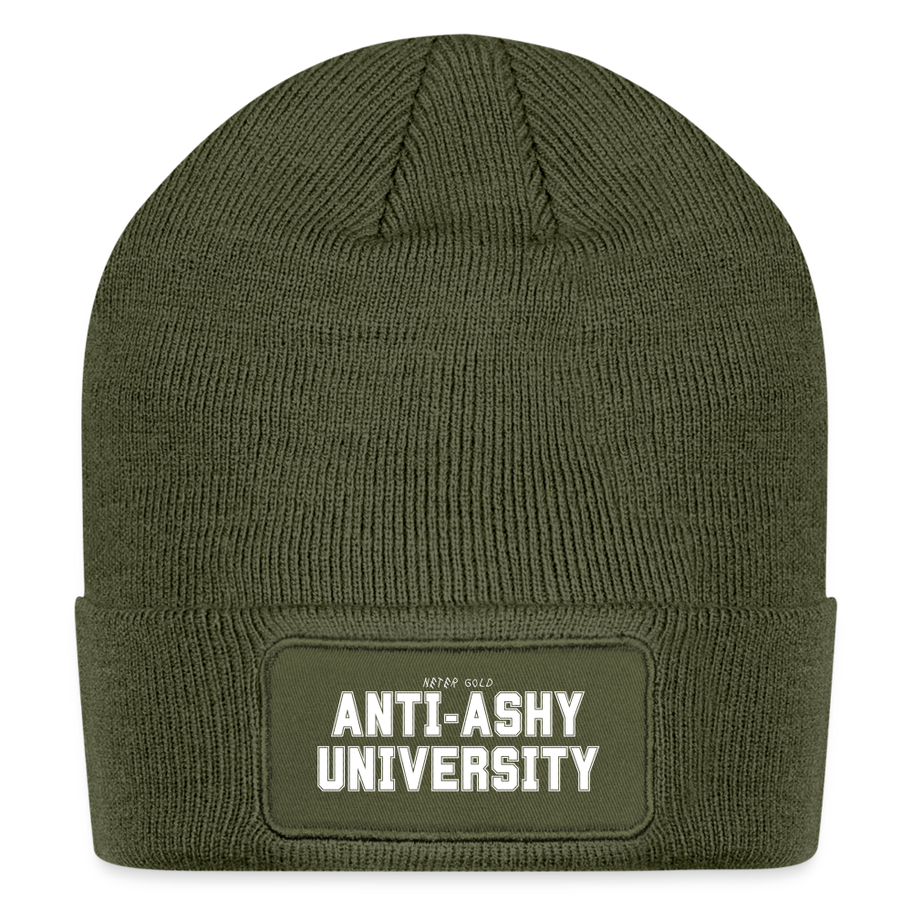 Anti-Ashy University - Patch Beanie - olive