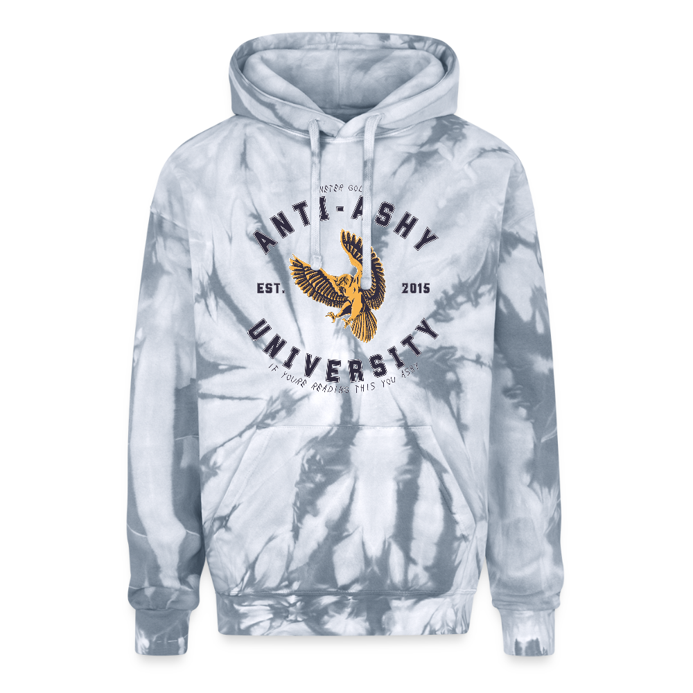 Anti-Ashy University x IYRTYA Tie Dye Hoodie - spider silver