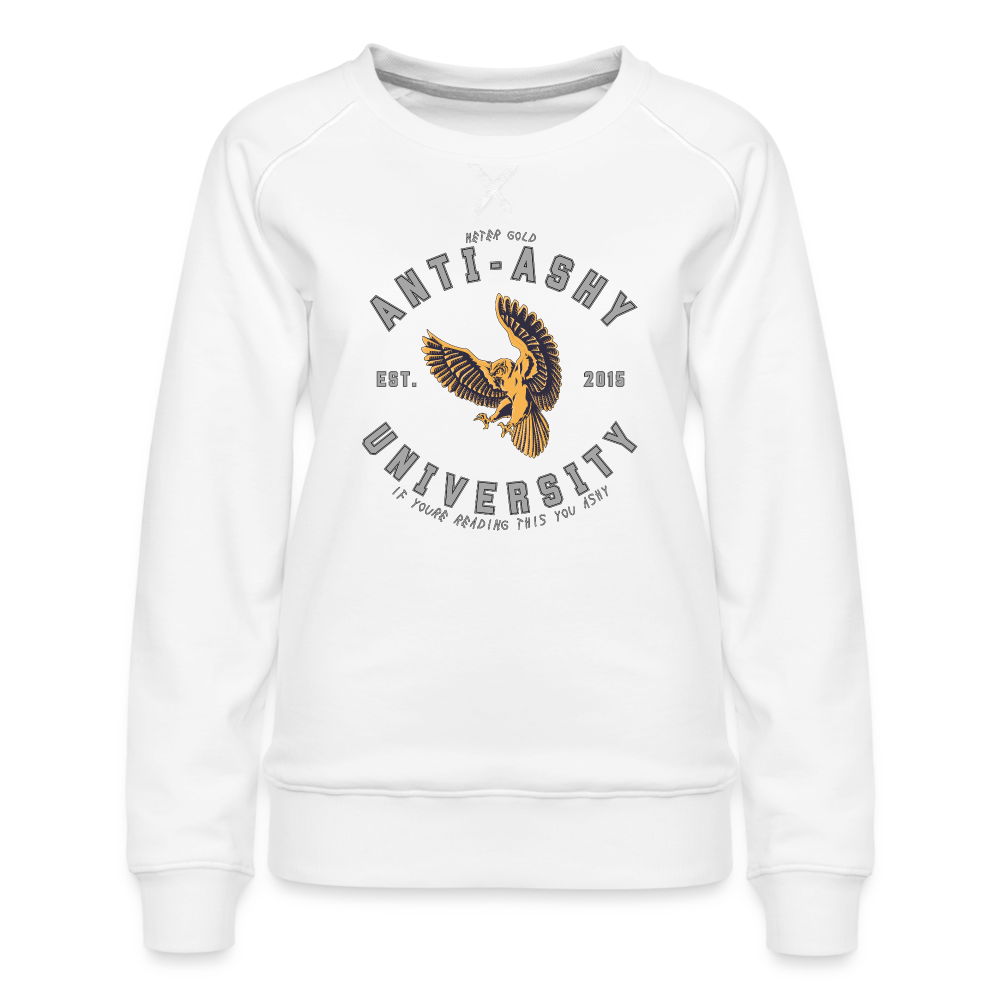 ANTI-ASHY UNIVERSITY - Women’s Crewneck - white