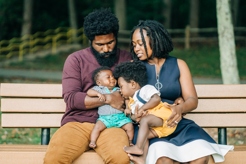 The Nightwing Family enjoying some much needed face to face time.  Photo Credit: Angela Vaughns Photography