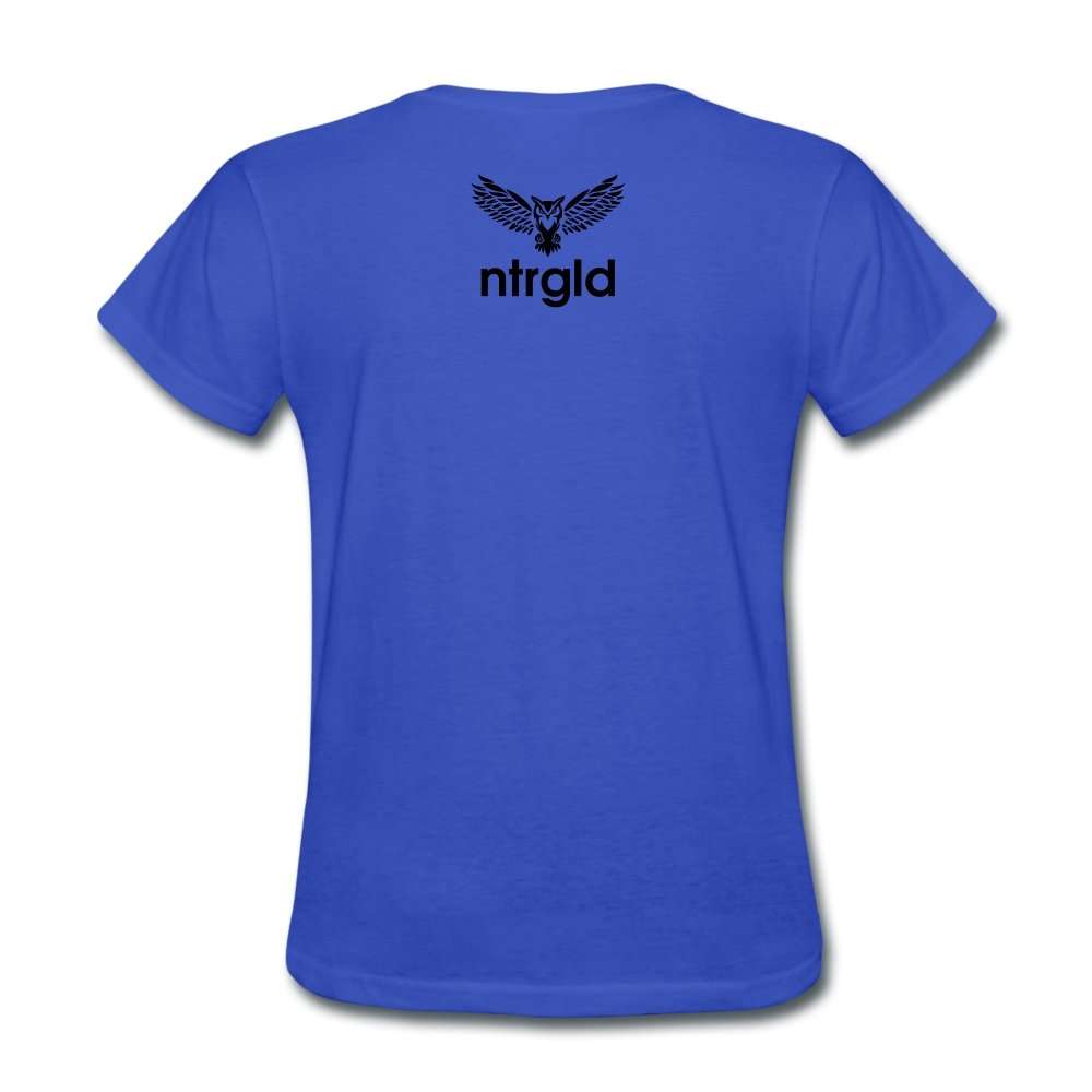 Women's T-Shirt Ashy Definition (black) - Women's T-Shirt - Neter Gold - royal blue / S - NTRGLD