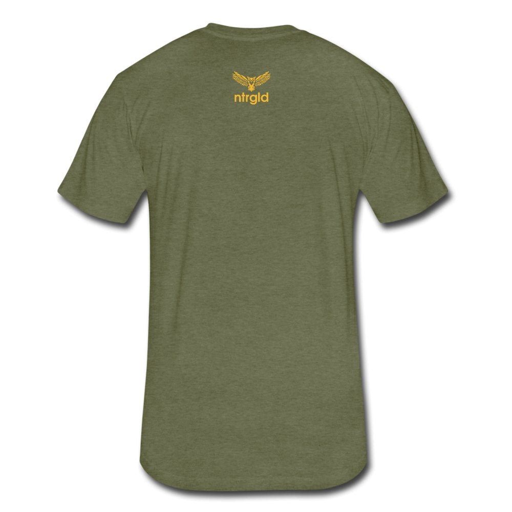 Fitted Cotton/Poly T-Shirt by Next Level Lord Of The Drip - Fitted Cotton/Poly T-Shirt - Neter Gold - NTRGLD