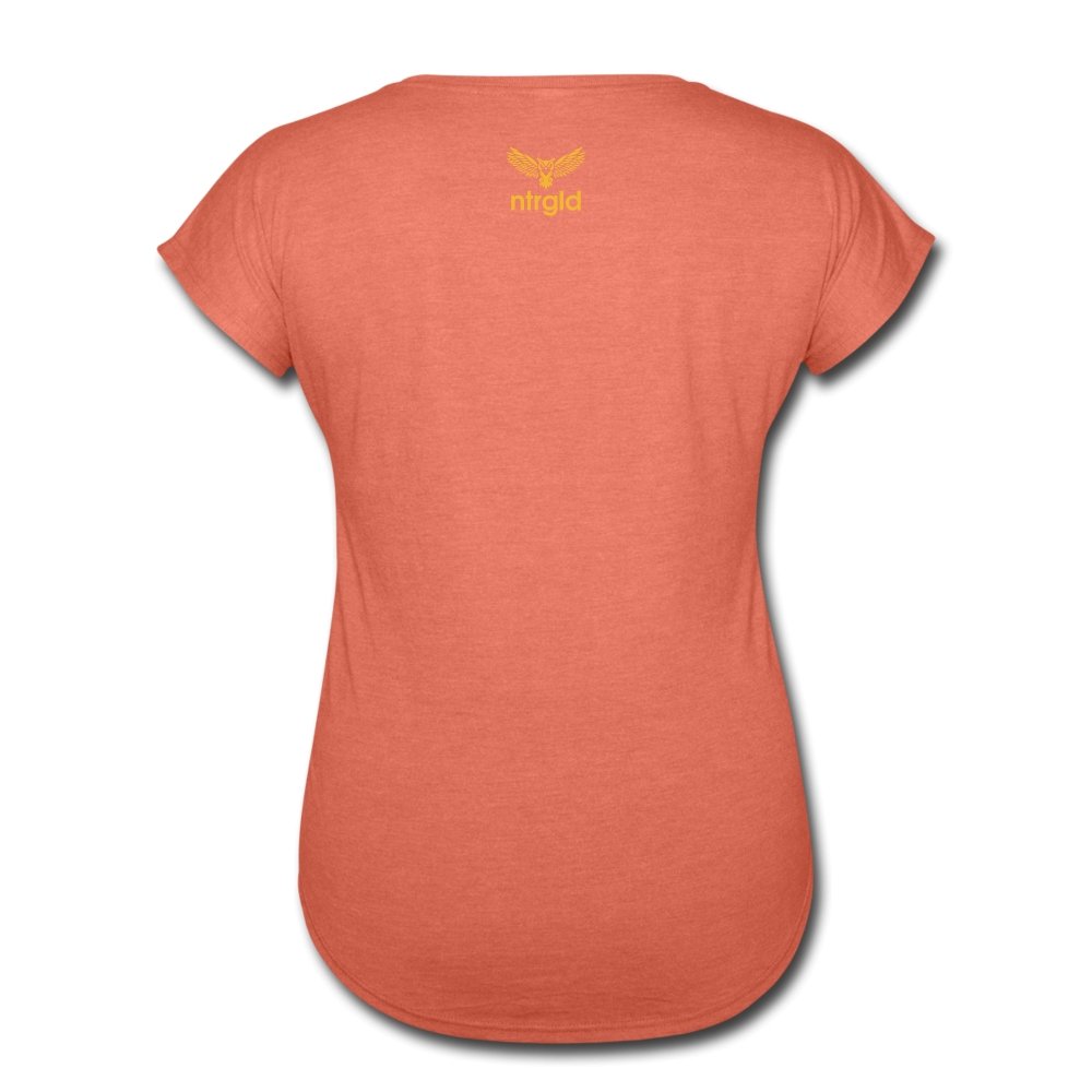 Women's Tri-Blend V-Neck T-Shirt Lord Of The Drip - Women's Tri-Blend V-Neck T-Shirt - Neter Gold - NTRGLD