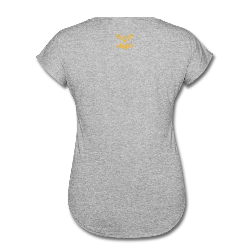 Women's Tri-Blend V-Neck T-Shirt Lord Of The Drip - Women's Tri-Blend V-Neck T-Shirt - Neter Gold - NTRGLD