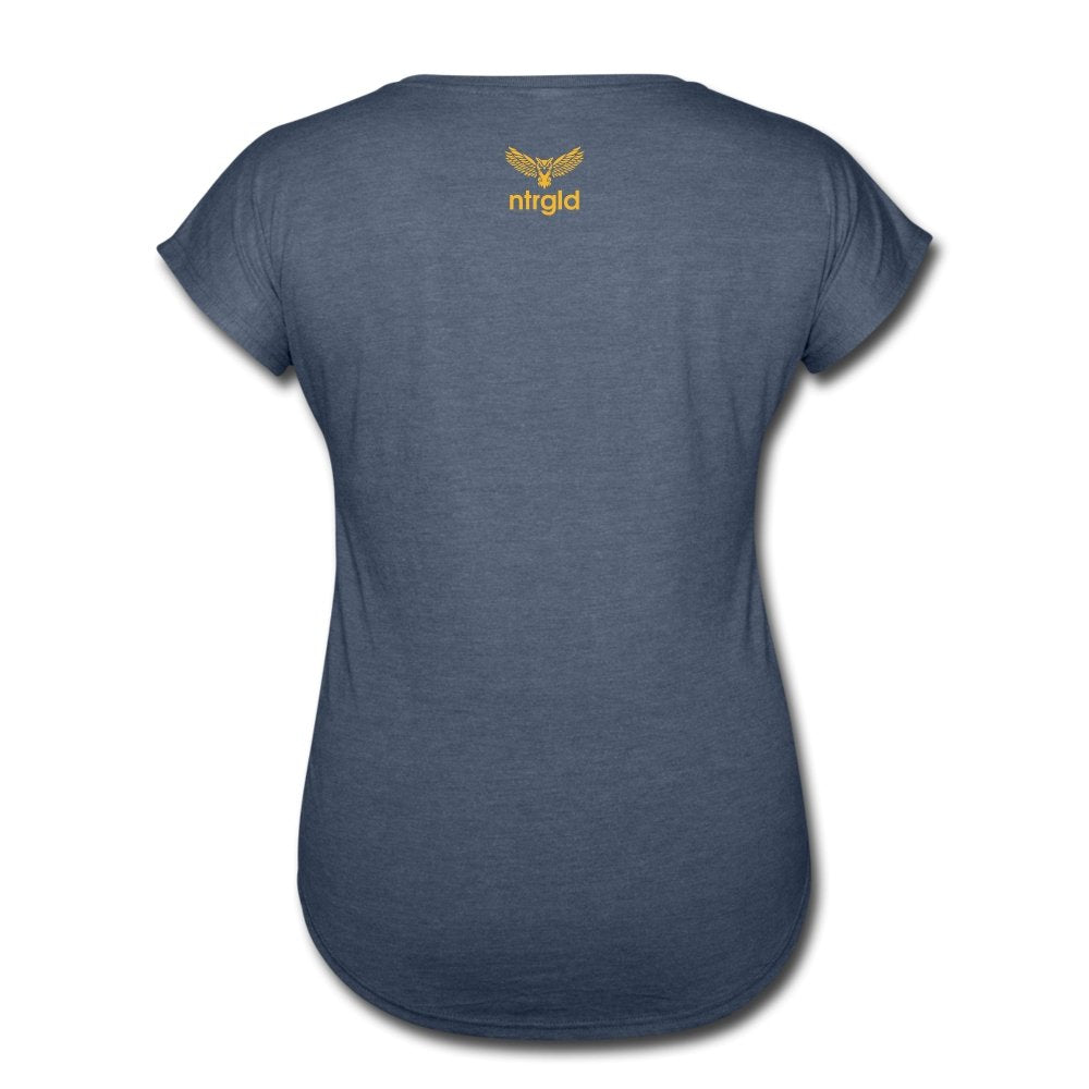 Women's Tri-Blend V-Neck T-Shirt Lord Of The Drip - Women's Tri-Blend V-Neck T-Shirt - Neter Gold - NTRGLD