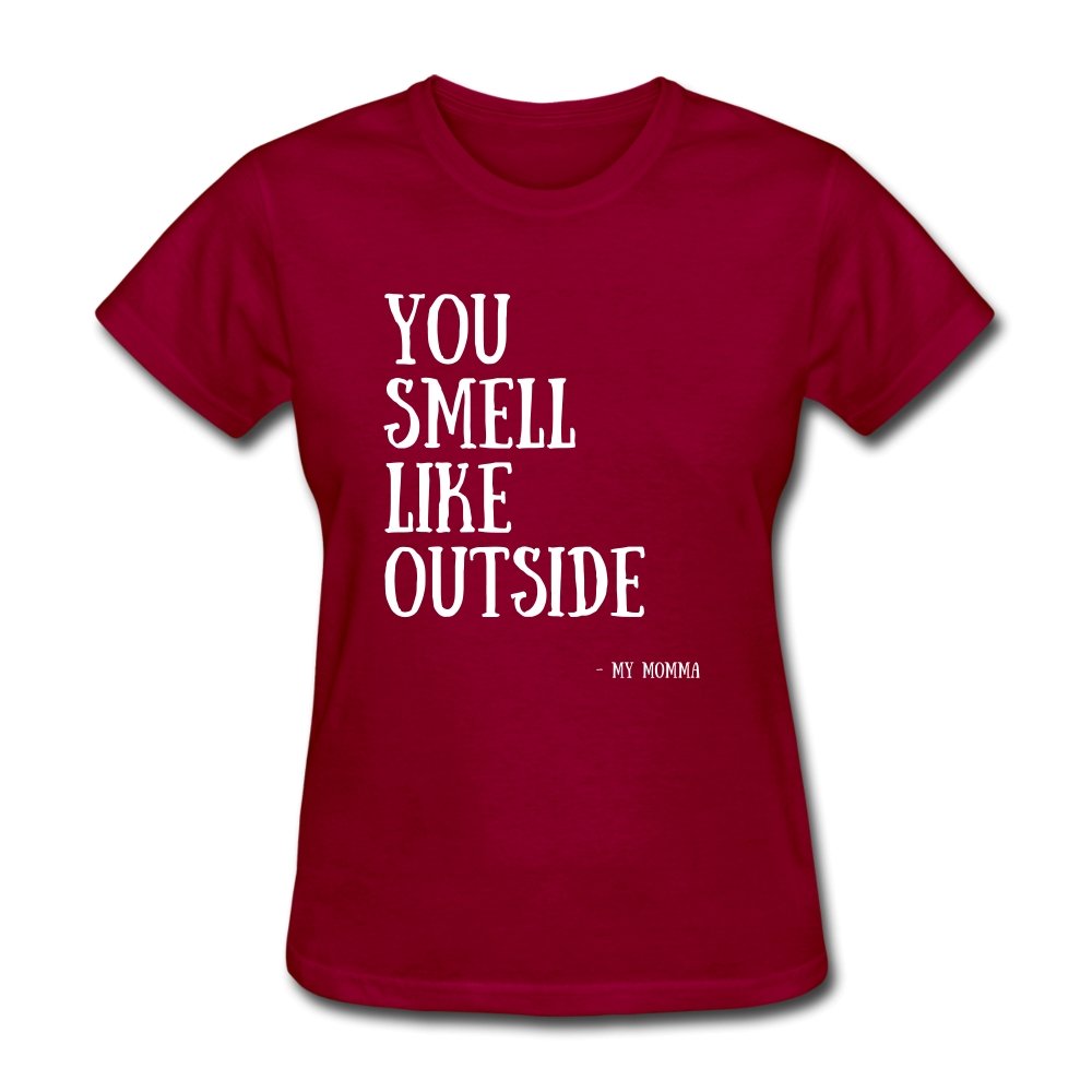 Women's T-Shirt You Smell Like Outside - Women's T-Shirt - Neter Gold - NTRGLD