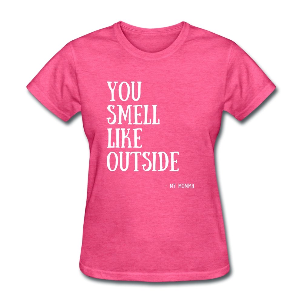 Women's T-Shirt You Smell Like Outside - Women's T-Shirt - Neter Gold - NTRGLD