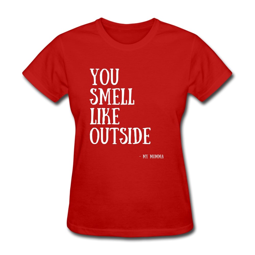 Women's T-Shirt You Smell Like Outside - Women's T-Shirt - Neter Gold - NTRGLD